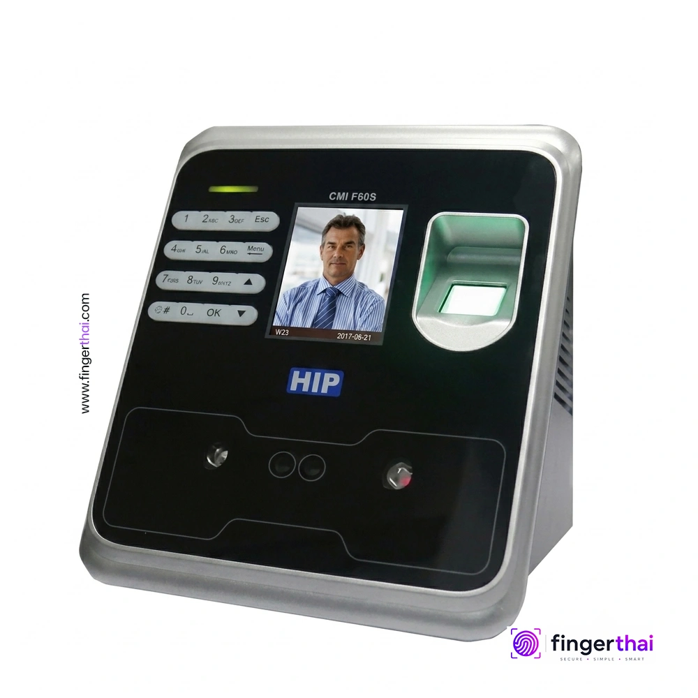 HIP CMiF68S เครื่องสแกนใบหน้า ลายนิ้วมือ และบัตร RFID เครื่องสแกนลายนิ้วมือ