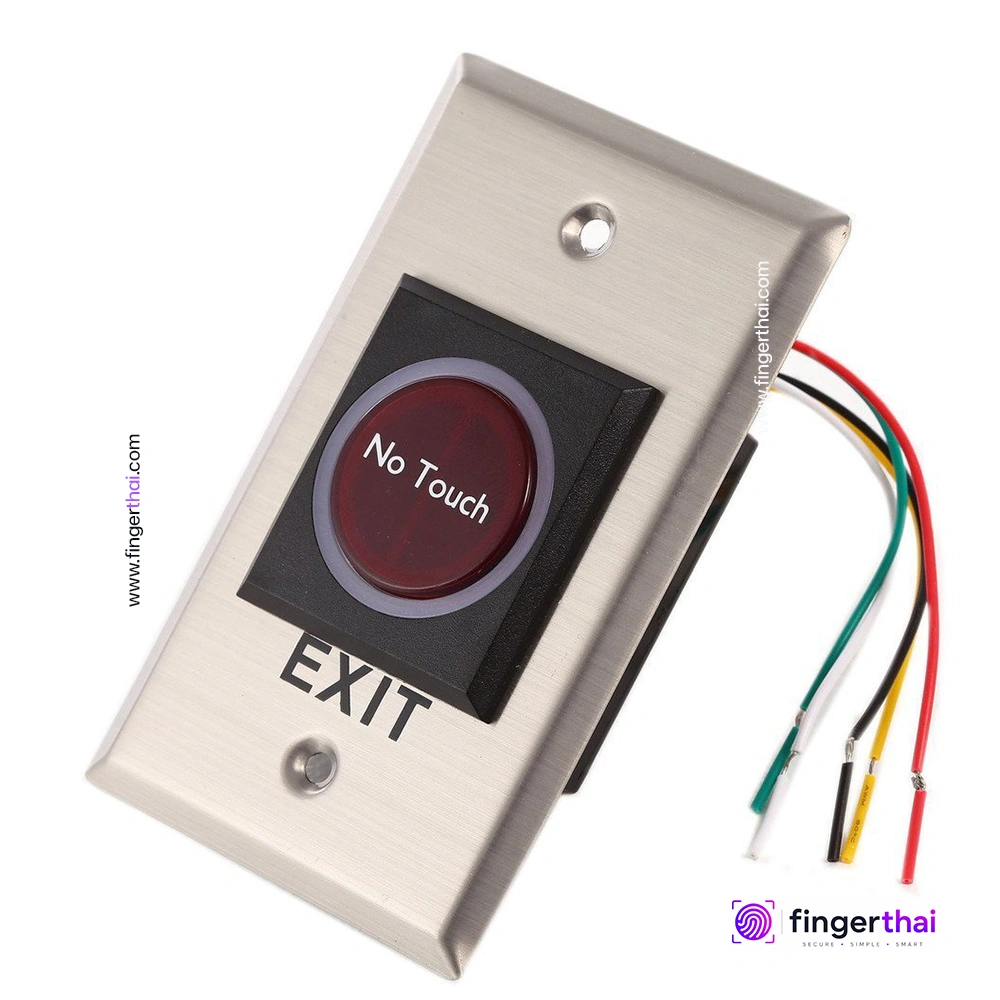 No Touch Exit Switch สวิตช์เปิดประตูแบบไม่สัมผัส สำหรับระบบ Access Control เครื่องสแกนลายนิ้วมือ