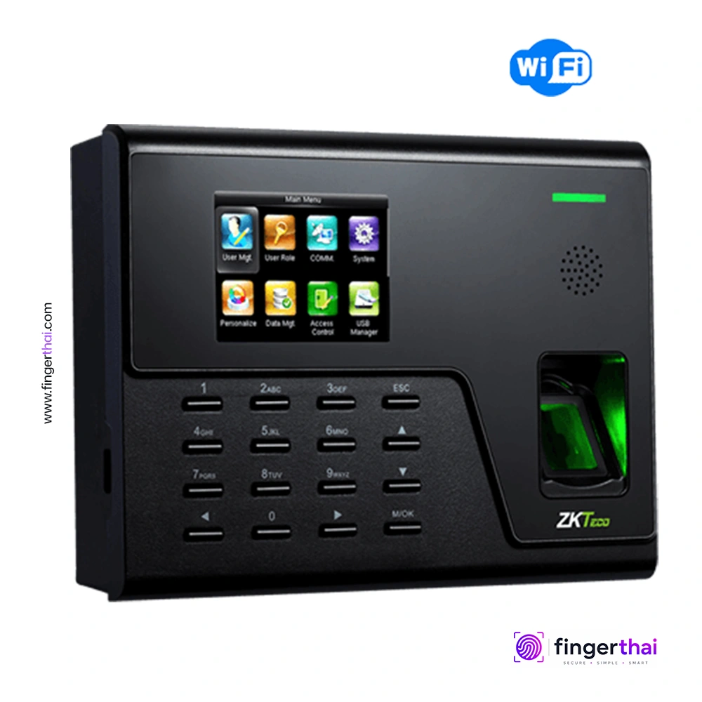 ZKTeco UA760 เครื่องสแกนลายนิ้วมือและบัตร RFID สำหรับลงเวลาทำงาน